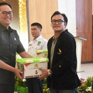 Sambut Ramadhan, Wakil Ketua DPRD Lampung Hadiri Kegiatan Baksos Polri Presisi