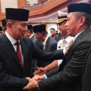 Bupati Buton Utara Hadiri Sertijab Gubernur Sultra di Kendari