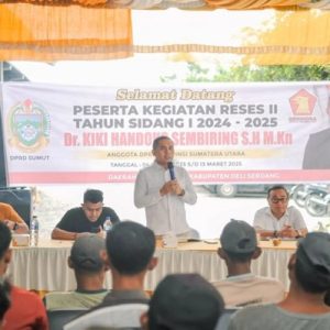Gelar Reses, Kiki Handoko Sembiring Rekrut Kader Gerindra dan Sosialisasikan Program Prabowo