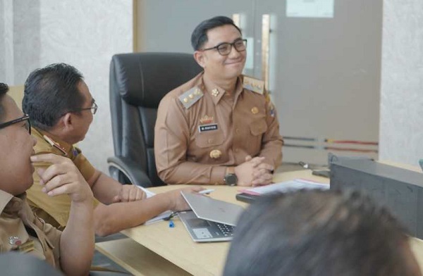 Zoom Meeting, Wagub Lampung Apresiasi Pengelolaan sampah di Kota Metro