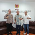 Penuhi undangan Ketua Umum KONI, Kombes Pol Syahrial M Said diskusi majukan prestasi atlet Sofbol