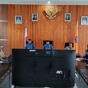 Dibuka Mendagri, Wabup Butur Ikuti Rakor Penyelenggaraan Pemerintahan Secara Daring