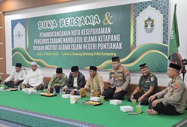 Kapolres Ketapang Buka Puasa Bersama Ulama dan Pengurus Nahdlatul Ulama