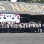 Polres Nabire Gelar Apel Deklarasi Zero Accident dan Zero Brong