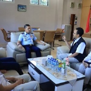 Danlanud Sultan Hasanuddin Terima Kunjungan Pimpinan Wilayah Perum Bulog Sulselbar