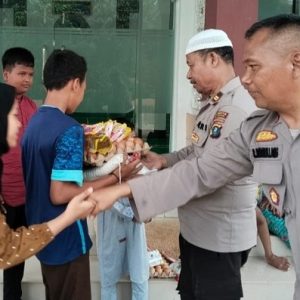Polsek Talun Kenas Polresta Deli Serdang Gelar Bakti Sosial dan Santunan untuk Anak Yatim