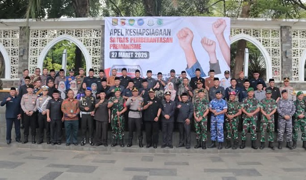 Tindaklanjuti Keputusan Guernur Jabar, Bupati Sukabumi Pimpin Apel Siaga Pemberantasan Premanisme 