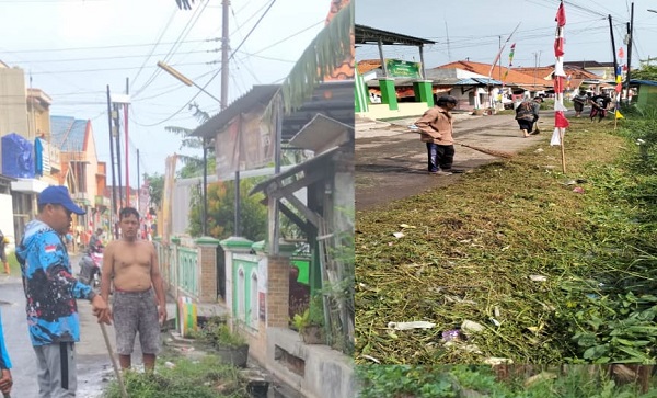 Gotong royong bersihkan lingkungan, Warga Kaliwlingi minta Kades dan Sekdes segera mengundurkan diri