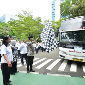 Menteri PU Lepas 473 Peserta Mudik Gratis Kementerian Pekerjaan Umum