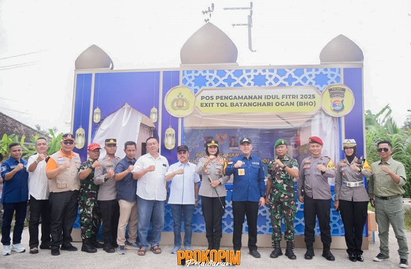 Pastikan Kelancaran Pemudik, Dendi Ramadhona Tinjau Pos Pengamanan Lebaran Idul Fitri 