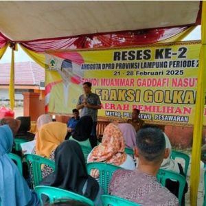 Warga Sukaraja Gedong Sampaikan Aspirasi Kepada Tondi