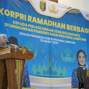 Korpri Ramadan Berbagi, Wagub Jihan Nurlela Salurkan Bantuan untuk ASN Golongan I dan II