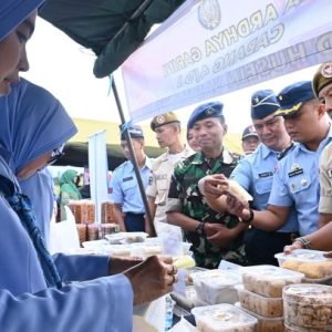 Sambut Hari Raya Idulfitri 1446 H, Lanud Husein Sastranegara Gelar Bazar Murah TNI 2025 