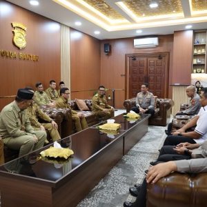Kapolda Banten terima kunjungan kerja perdana Gubernur Banten
