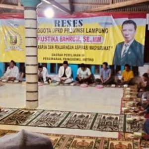 Mustika Bahrum Serap Aspirasi Warga Pondok Pesantren Darrul Ibtidayah Pesawaran