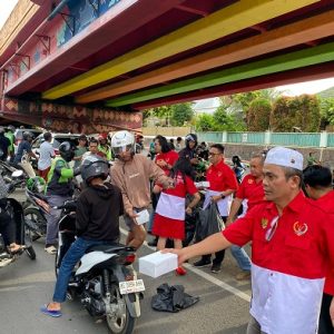 Berkah Ramadan, DPD PWRI Provinsi Lampung Berbagi Takjil Gratis