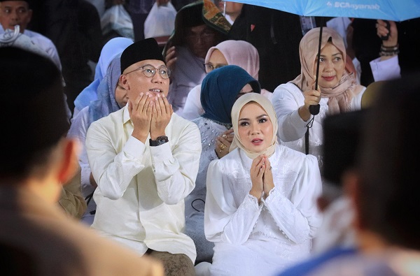 Lampung Bersholawat, Ribuan warga Peringati Nuzulul Quran dan HUT ke-61 Provinsi Lampung