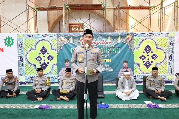 Perkuat Iman dan Takwa dalam Mewujudkan Polri Presisi, Polda Banten Peringati Nuzulul Qur’an