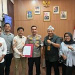 Didampingi anggota DPRD Provinsi Banten, DPC GMNI Lebak laporkan dugaan penggelapan DD Kerta