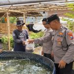 Bhabinkamtibmas Polsek Giri Polresta Banyuwangi Dorong Pemanfaatan Pekarangan untuk Ketahanan Pangan