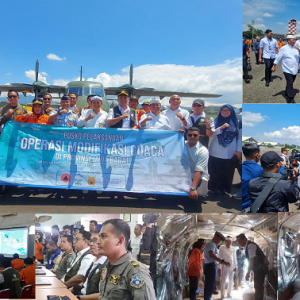 Cegah Banjir di Jawa Barat, Lanud Husein Sastranegara Dukung Operasi Modifikasi Cuaca