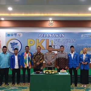 Kasubbag Binkar Bag SDM Polres Ketapang Hadiri Pembukaan PKL 1 dan Pelantikan PC PMII Ketapang Tahun 2025