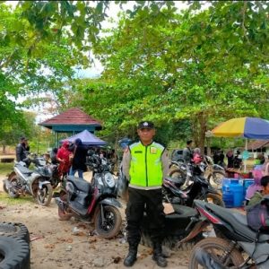 Jaga Keamanan dan Kenyamanan, Polsek Matan Hilir Selatan Lakukan Monitoring Tempat Wisata