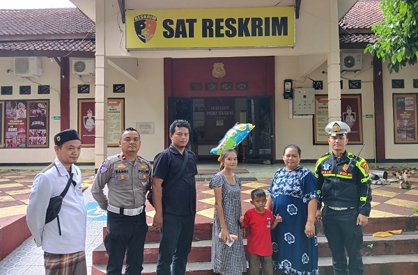 Sempat Hilang di Pantai Citepus, Wildan akhirnya dipertemukan kembali dengan Orangtuanya