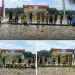 Bupati Sarolangun Bersama kelompok Tani Selang Rengas Pulau Pinang Laksanakan Tanam Padi Sawah Serentak 