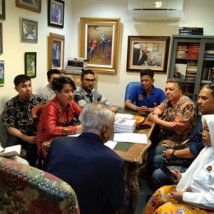 Tingkatkan Peran Organisasi, Pengurus AMKI Kunjungi Kantor Pengacara Senior OC Kaligis