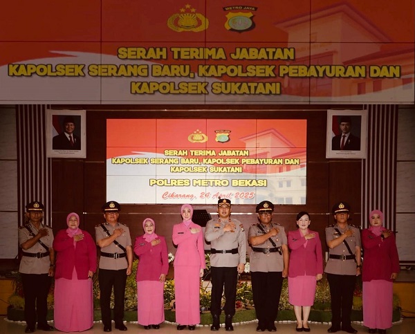 Giat Sertijab dan Kenal Pamit merupakan Regenerasi Polri guna Penyegaran dan Pengembangan Karier Personel