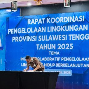 Bupati Buton Utara Afirudin Mathara, SH., MH., tandatangani Nota Kesepakatan Bersama Pemerintah Provinsi Sulawesi Tenggara