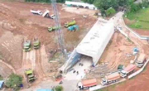 Proyek Underpass Tol Japek II Selatan sudah dimanfaatkan para pengguna jalan
