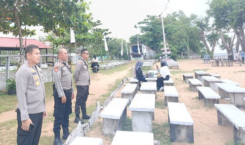 Kapolres Ketapang Cek Pengamanan Obyek Wisata 