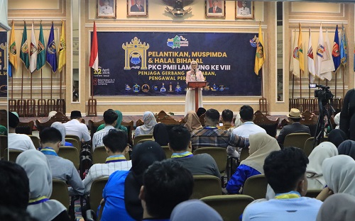 Hadiri Muspimda PMII, Wagub Lampung: Berikan kontribusi nyata bagi kemajuan kaderisasi dan pembangunan daerah