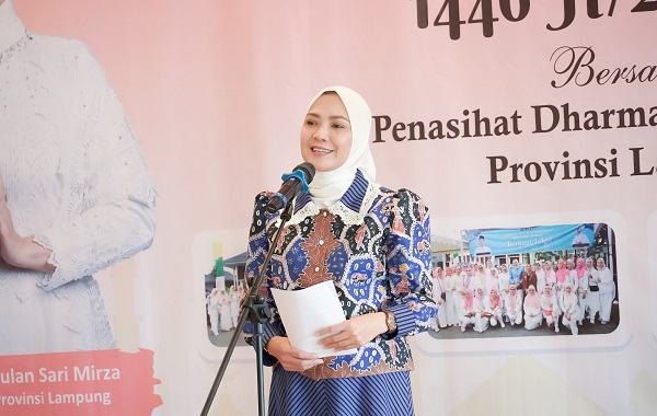 Gelar Halal Bihalal, Penasehat DWP Provinsi Lampung ajak berperan aktif wujudkan perempuan mandiri menuju Indonesia Emas 2045