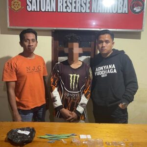 Satuan Reserse Narkoba Polres Nabire Amankan Tersangka Pelaku Tindak Pidana Narkotika Jenis Sabu