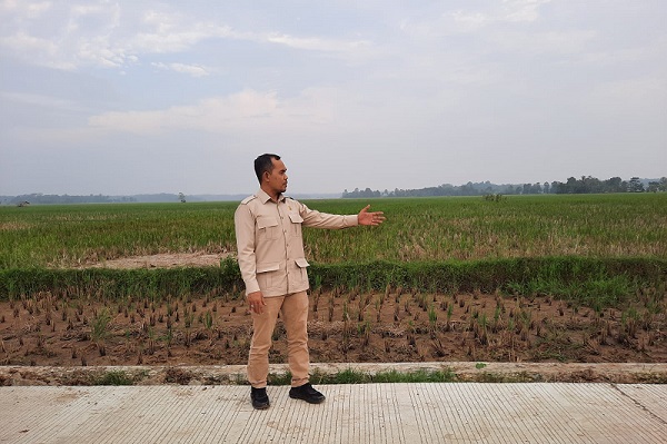 Ketua Komisi IV DPRD Kabupaten Pandeglang Tb Udi Juhdi sambut baik dibuatnya pintu Tol Pagelaran