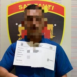 Polres Toba Tangkap Tersangka Pengedar Sabu, Ekstasi, dan Ganja di Depan Bengkel Miliknya