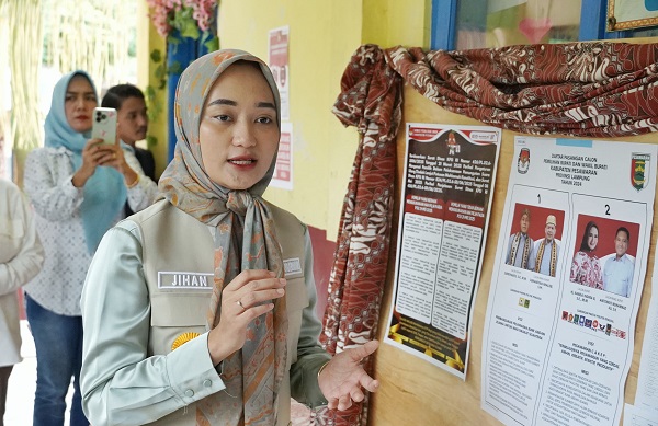 Tertib dan lancar, Pemerintah Provinsi Lampung Pastikan Pelaksanaan PSU Pesawaran Berlangsung Aman