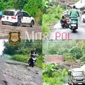 Tak Kunjung Diperbaiki Pemerintah Daerah, Warga Kesal Jalan Raya Cirinten Bojong Nanik Rusak Parah