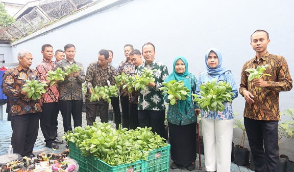 Wujud Ketahanan Pangan Berkelanjutan, Lapas Sukabumi Panen Sayuran Hidroponik Hasil Warga Binaan