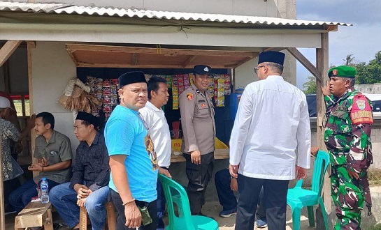 Sinergi TNI-POLRI Sambangi Warga Beri Pesan Imbauan Jaga Kamtibmas