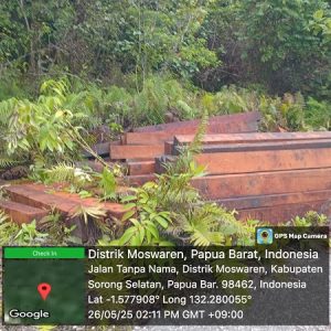 Gudang CV. ATG di Duga Jadi Dalang Pembalakan Liar di Sorsel