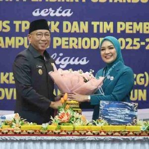 Gubernur Lampung Kukuhkan Pengurus TP PKK dan Tim Pembina Posyandu 2025-2030