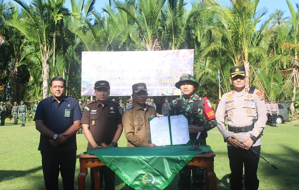 TMMD ke-124 Resmi Dibuka, TNI Bersama Pemkab Aceh Selatan Bangun Desa Terpencil