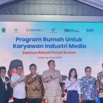 Hadiri Serah Terima Kunci Rumah Subsidi, Ketua Umum PWI pusat Hendry Ch Bangun: Wartawan Agar Manfaatkan Program Ini