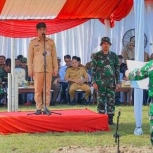 Semangat TMMD Sinergi TNI dan Masyarakat Wujudkan Pemerataan Pembangunan dan Ketahanan Pangan Nasional