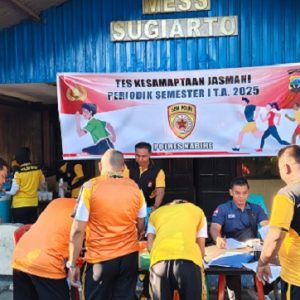 Polres Nabire Gelar Kesamaptaan Jasmani Berkala Semester I Tahun 2025