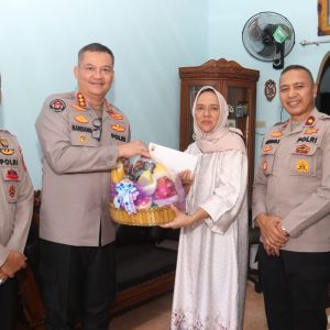 Polda Sumsel Gelar Anjangsana Sambut HUT Ke-79 Bhayangkara Wujud Kepedulian kepada Purnawirawan Dan Warakawuri